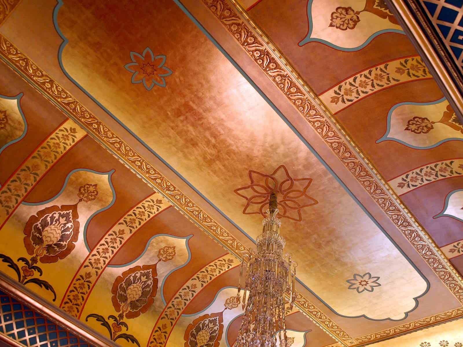 Ceiling inspired by Ottoman campaign tent