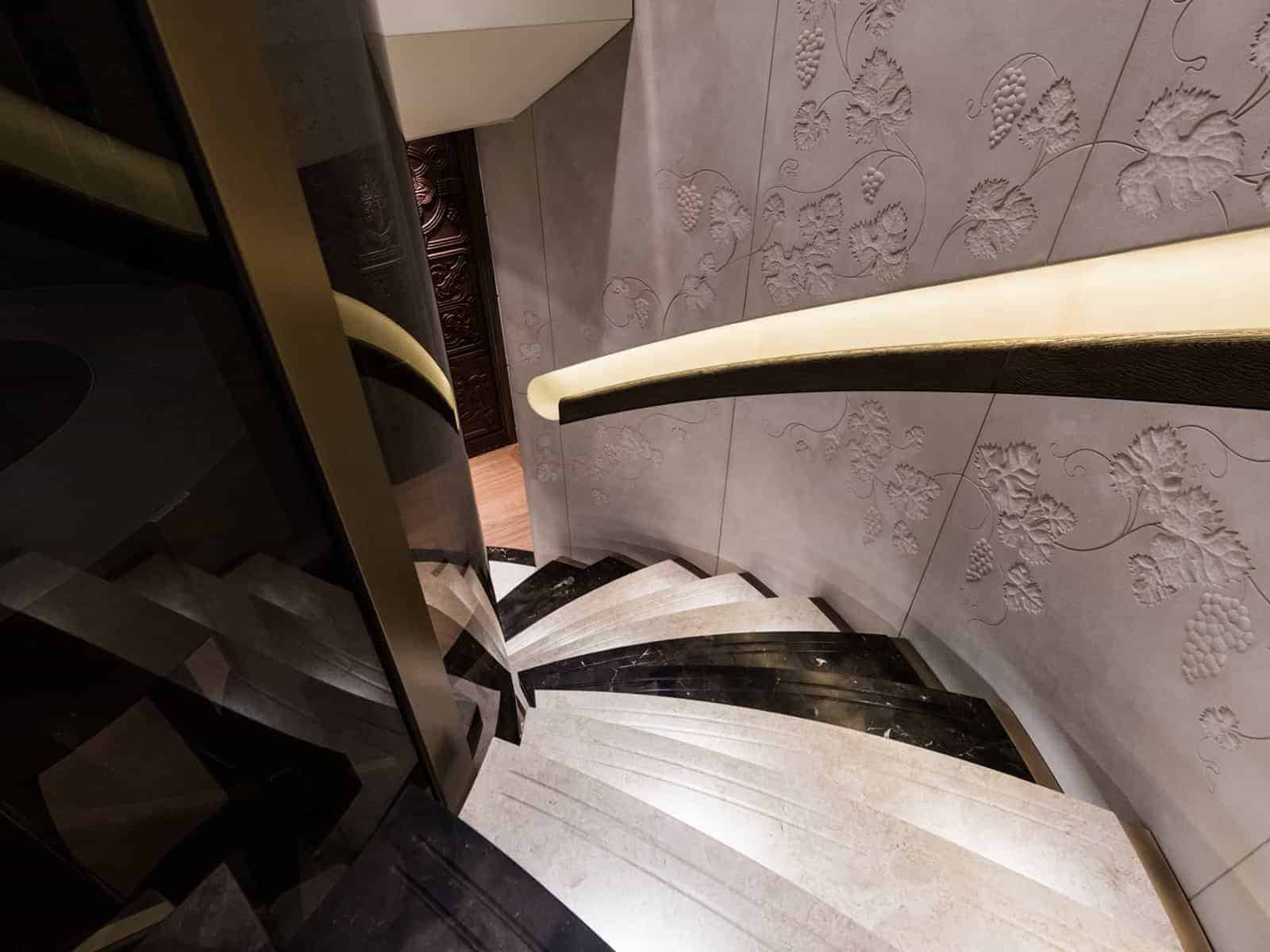 bespoke artwork specialist finish staircase