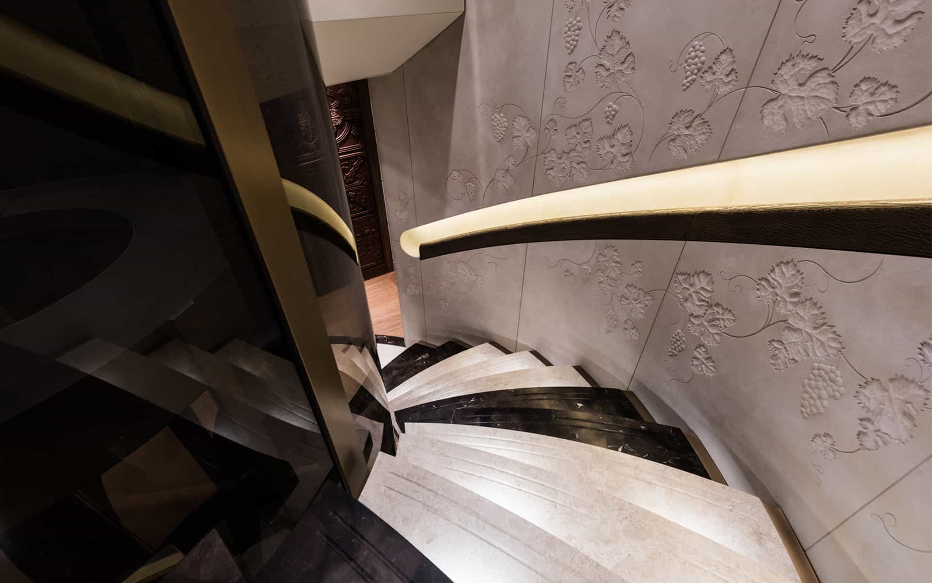 bespoke artwork specialist finish staircase