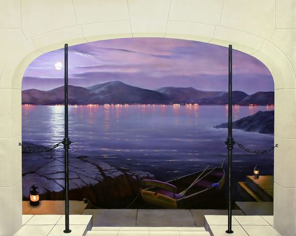 Seaview landscape mural | © DKT Artworks